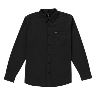 VOLCOM CADEN SOLID LS SHIRT ANTIQUE BLACK