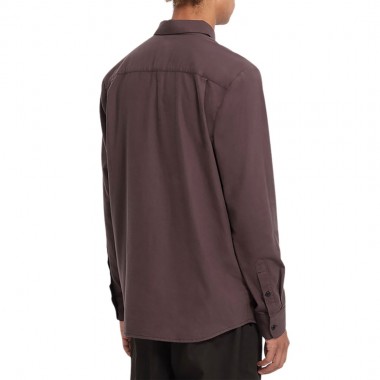 VOLCOM CADEN SOLID LS SHIRT RAISIN