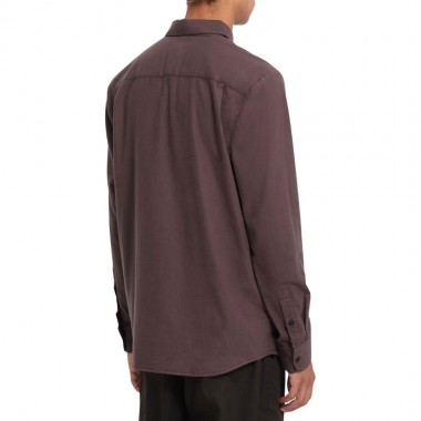 VOLCOM CADEN PLAID LS SHIRT RAISIN