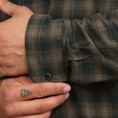VOLCOM CADEN PLAID LS SHIRT WINTERMOSS