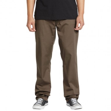 VOLCOM FRICKIN MODERN STRETCH PANTS MUSHROOM