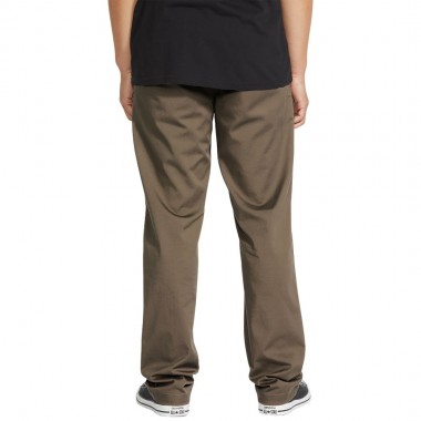 VOLCOM FRICKIN MODERN STRETCH PANTS MUSHROOM