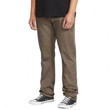 VOLCOM FRICKIN MODERN STRETCH PANTS MUSHROOM