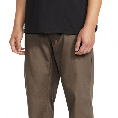 VOLCOM FRICKIN MODERN STRETCH PANTS MUSHROOM