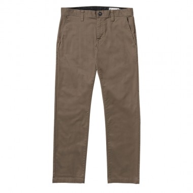 VOLCOM FRICKIN MODERN STRETCH PANTS MUSHROOM