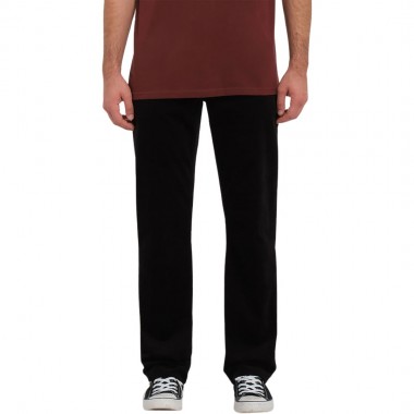 VOLCOM SOLVER 5 POCKET CORDUROY PANTS BLACK