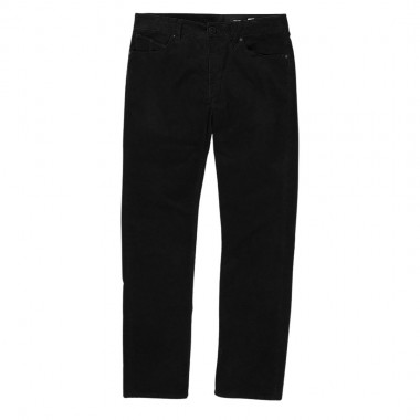 VOLCOM SOLVER 5 POCKET CORDUROY PANTS BLACK