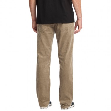 VOLCOM SOLVER 5 POCKET CORDUROY PANTS BRINDLE