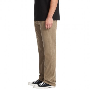 VOLCOM SOLVER 5 POCKET CORDUROY PANTS BRINDLE