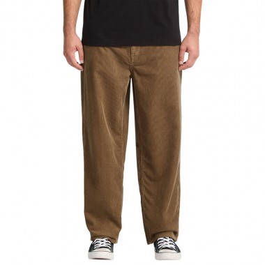 VOLCOM BILLOW TAPERED CORDUROY PANTS ERMINE