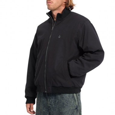VOLCOM DAMERMAN BOMBER JACKET BLACK