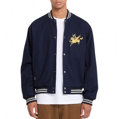 VOLCOM FLYING MACHINES BOMBER JACKET NAVY