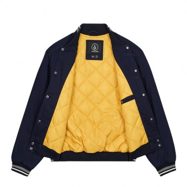 VOLCOM FLYING MACHINES BOMBER JACKET NAVY