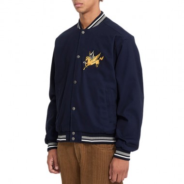 VOLCOM FLYING MACHINES BOMBER JACKET NAVY