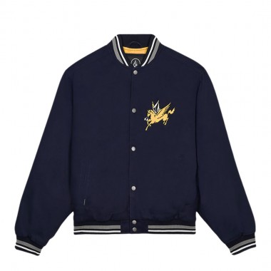 VOLCOM FLYING MACHINES BOMBER JACKET NAVY