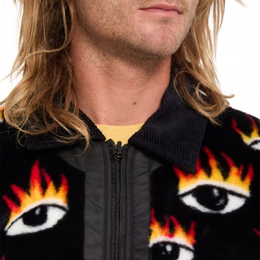 VOLCOM OZZY REVERSIBLE BOMBER JACKET BLACK
