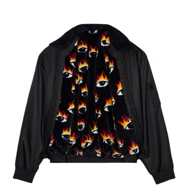 VOLCOM OZZY REVERSIBLE BOMBER JACKET BLACK
