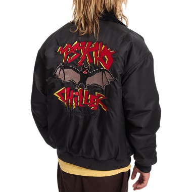 VOLCOM OZZY REVERSIBLE BOMBER JACKET BLACK