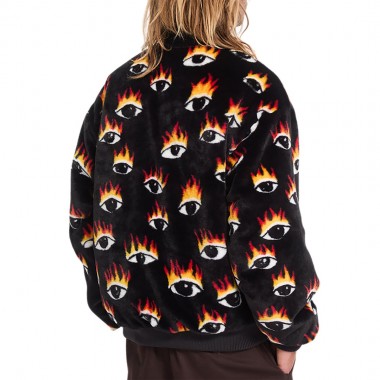 VOLCOM OZZY REVERSIBLE BOMBER JACKET BLACK