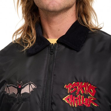 VOLCOM OZZY REVERSIBLE BOMBER JACKET BLACK
