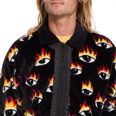 VOLCOM OZZY REVERSIBLE BOMBER JACKET BLACK