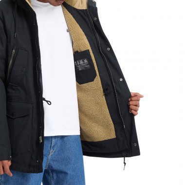 VOLCOM STARGET 5K PARKA JACKET BLACK