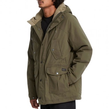 VOLCOM STARGET 5K PARKA JACKET MILITARY