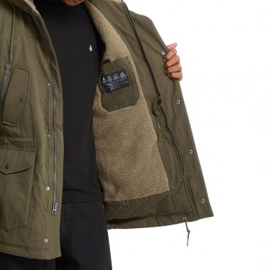 VOLCOM STARGET 5K PARKA JACKET MILITARY