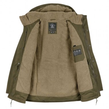 VOLCOM STARGET 5K PARKA JACKET MILITARY