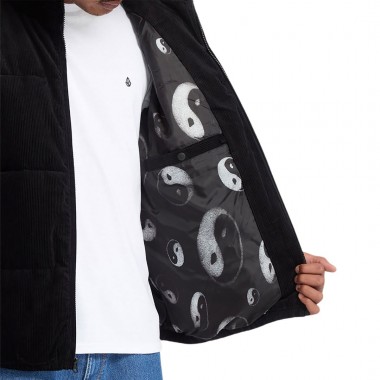 VOLCOM WALLTZ CORDUROY JACKET BLACK