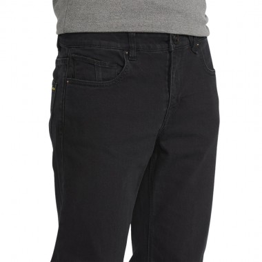 VOLCOM SOLVER DENIM PANTS BLACK OUT
