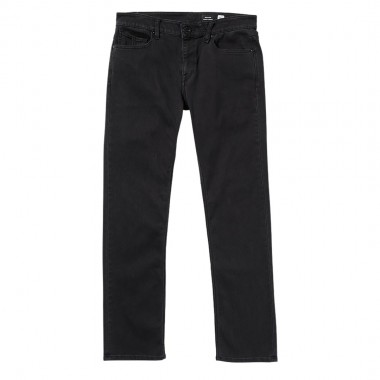 VOLCOM SOLVER DENIM PANTS BLACK OUT