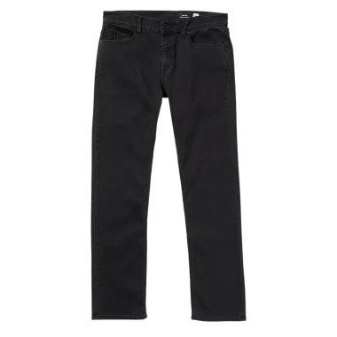 VOLCOM SOLVER DENIM PANTS BLACK OUT
