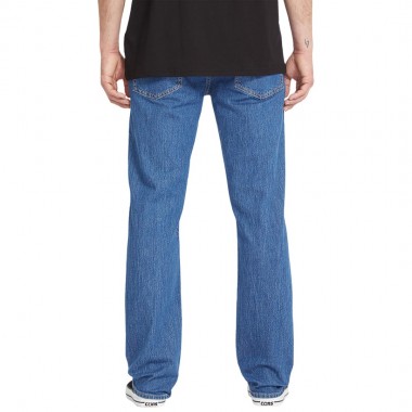 VOLCOM SOLVER DENIM PANTS BLUE