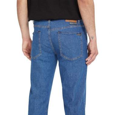 VOLCOM SOLVER DENIM PANTS BLUE