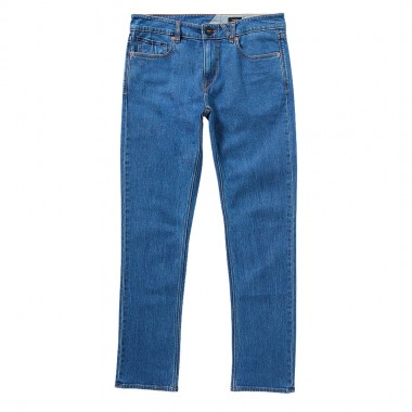 VOLCOM SOLVER DENIM PANTS BLUE