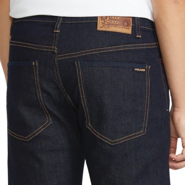 VOLCOM SOLVER DENIM PANTS RINSE