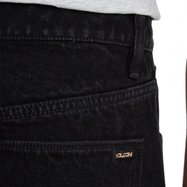 VOLCOM BILLOW DENIM PANTS BLACK