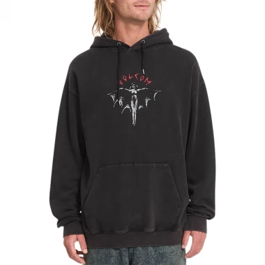 VOLCOM WRONG ANGEL HOODIE LIGHT ACID BLACK