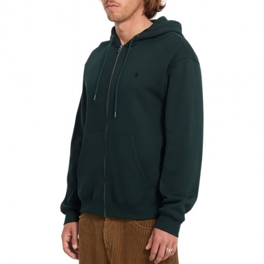 VOLCOM SINGLE STONE ZIP HOODIE SCARAB