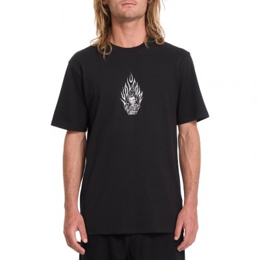 VOLCOM FIRECAR T-SHIRT BLACK