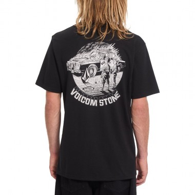 VOLCOM FIRECAR T-SHIRT BLACK