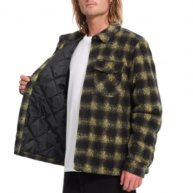 VOLCOM BOWERED II FLEECE LS SHIRT MUSTARD