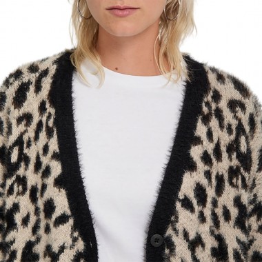 VOLCOM TIGARDI W CARDIGAN ANIMAL PRINT