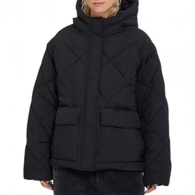 VOLCOM OUT OF BOXY W PUFF JACKET BLACK