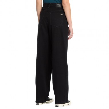 VOLCOM WEELLOW II W DENIM PANTS BLACK