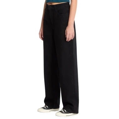 VOLCOM WEELLOW II W DENIM PANTS BLACK