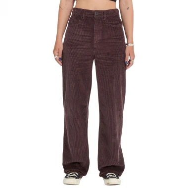 VOLCOM WEELLOW II W CORDUROY PANTS RAISIN