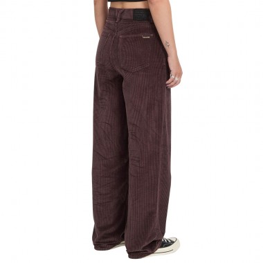 VOLCOM WEELLOW II W CORDUROY PANTS RAISIN
