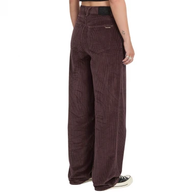 VOLCOM WEELLOW II W CORDUROY PANTS RAISIN
